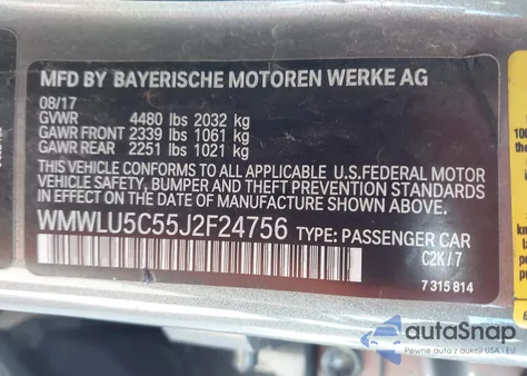 2018 Mini Clubman Cooper S из США, поврежденный, VIN WMWLU5C55J2F24756